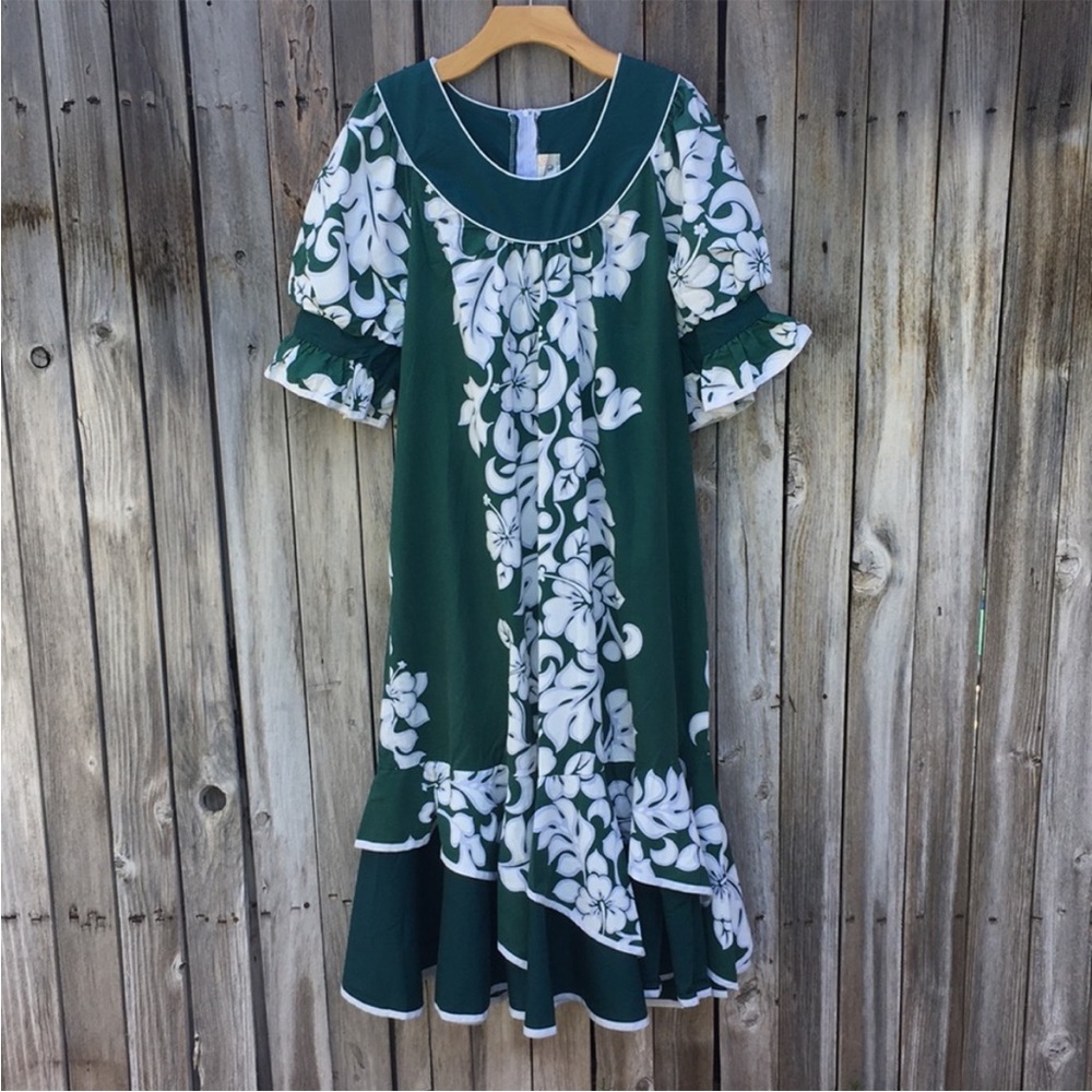 Vintage Winnie Fashion Hawaiian Muu Muu Dress L